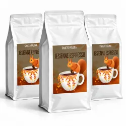 Jesienne Espresso Guatemala Huehuetenango Washed kawa ziarnista 3 kg 3 x 1 kg