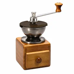Hario MM-2 ręczny młynek ceramiczny drewniany brązowy