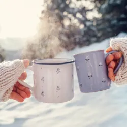 Zaśnieżeni - czyli jak kawą obronić się przed zimnem