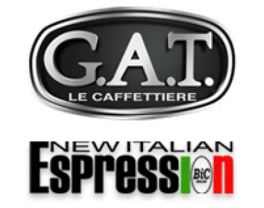 Logo - GAT – Włoskie kawiarki moka ze stali i aluminium