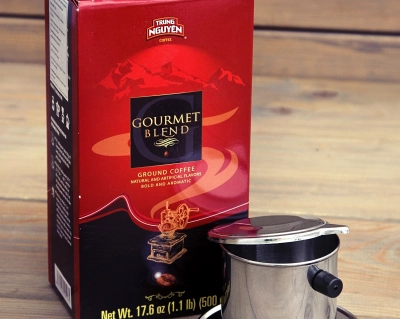 Zestaw kawa Phin Gourmet Blend i zaparzacz Phin pojemność 140 ml