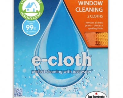 E-cloth zestaw ściereczek do mycia okien opakowanie 2 sztuki
