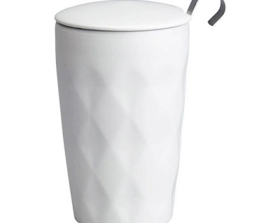 Eigenart TeaEve kubek z zaparzaczem pojemność 350ml kolor Cristal Lux biały