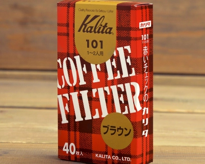 Filtry do Kalita Caffe Uno 101 niebielone opakowanie 40 sztuk