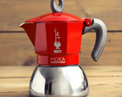 Bialetti New Moka Induction Red pojemność 2 espresso
