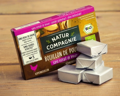 Natur Compagnie Bulion kostki drobiowe bez dodatku cukrów i drożdży BIO 80g
