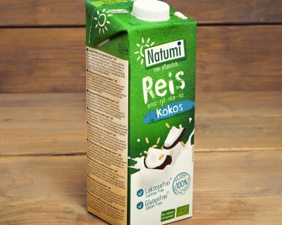 Natumi Napój ryżowo - kokosowy bez dodatku cukru bezglutenowy BIO 1L NV