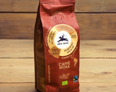 Alce Nero Kawa mielona Arabica 100% Moka Fair Trade górska BIO 250g