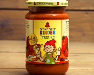 Zwergenwiese Sos pomidorowy dla dzieci bezglutenowy BIO 350g