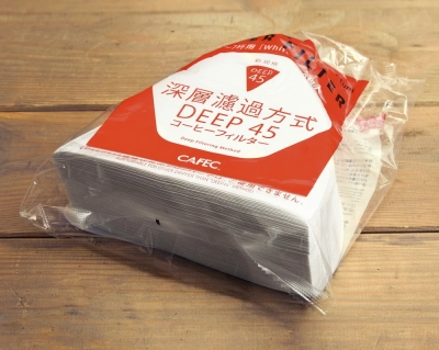 CAFEC Filtry papierowe DEEP 45 pojemność 3-7 filiżanek kolor biały sztuk 100