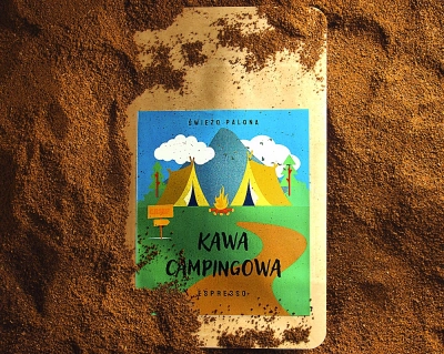 Kawa campingowa waga 250g mielenie kawiarka (moka)