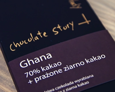 Czekolada deserowa 70% kakao z Ghany + prażone kakao 50g