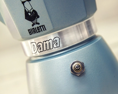 Bialetti Dama Color szaroniebieska 3 espresso kolor szaroniebieska