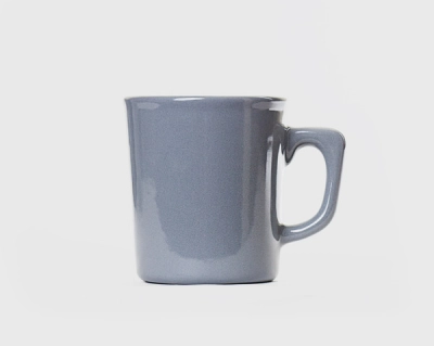 Able Coffee Mug kubek porcelanowy kolor szary