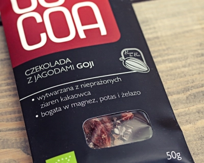 COCOA Czekolada z jagodami goji BIO 50g