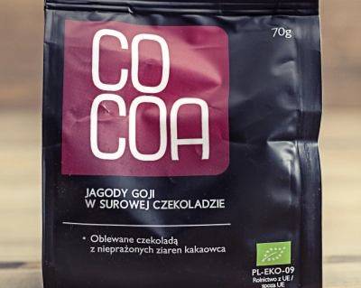 COCOA Jagody goji w surowej czekoladzie BIO 70g