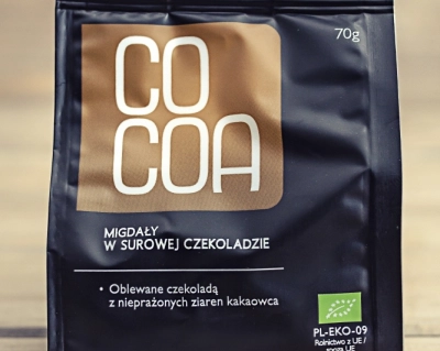 COCOA Migdały w surowej czekoladzie BIO 70g