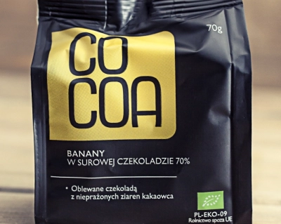 COCOA Banany w surowej czekoladzie BIO 70g