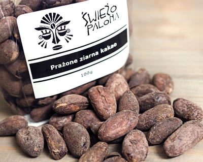 Prażone ziarna kakao waga 100g