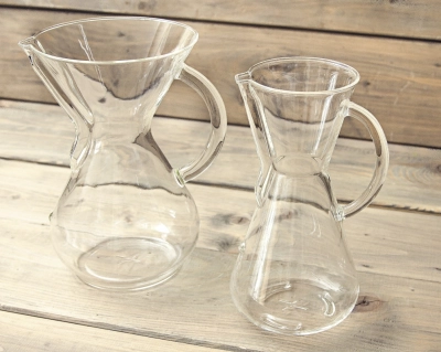 CHEMEX Glass Handle Coffeemaker 3 filiżanki uchwyt szklany