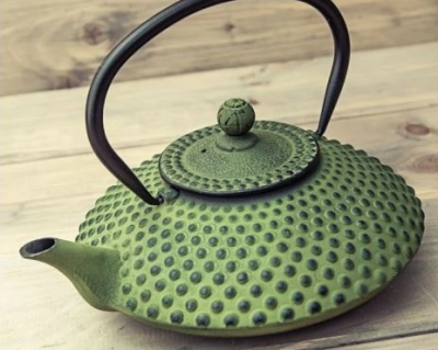 Bredemeijer Xilin żeliwny zaparzacz do herbaty zielony pojemność 0,8l