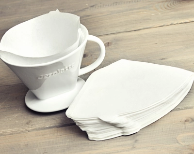 Zestaw Aerolatte do kawy przelewowej dripper i filtry rozmiar 1-4 filiżanki