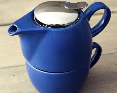 Tea for One dzbanek z filiżanką 450ml kolor niebieski