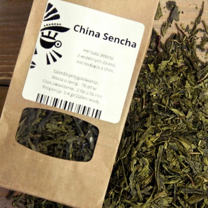 Herbata zielona China Sencha waga 100g - zdjęcie 2