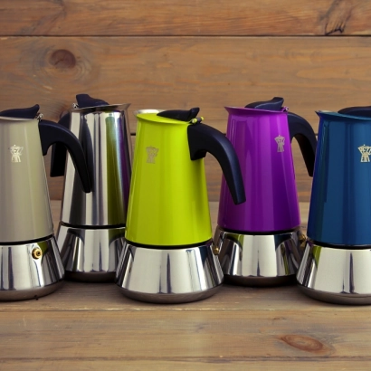 Pezzetti Steelexpress kawiarka stalowa na indukcję pojemność 6 tz / 300 ml kolor srebrna - zdjęcie 4