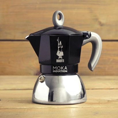 Bialetti New Moka Induction Black pojemność 2 espresso - zdjęcie 2
