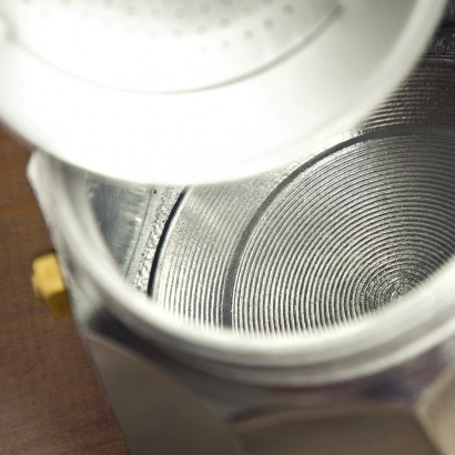 Pezzetti Italexpress kawiarka aluminiowa na gaz pojemność 6 tz / 300 ml kolor srebrna - zdjęcie 2