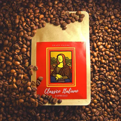 Kawa ziarnista Classico Italiano waga 250 g zmielona do tygielka - zdjęcie 2