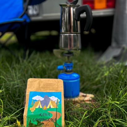 Kawa campingowa waga 250 zmielona do kawiarka (moka) - zdjęcie 2