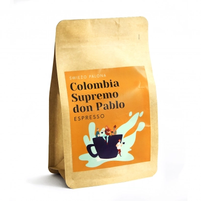 Colombia Supremo Don Pablo Washed kawa ziarnista mielona waga 250g zmielona do kawiarki / moki / kafetierki - miniatura 1