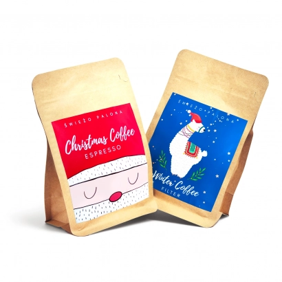 Zestaw ZIMOWY 2x250g - Christmas Coffee i Winter Coffee - zdjęcie 1