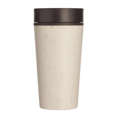 Kubek Circular Cup 340ml kremowo - czarny - zdjęcie 2