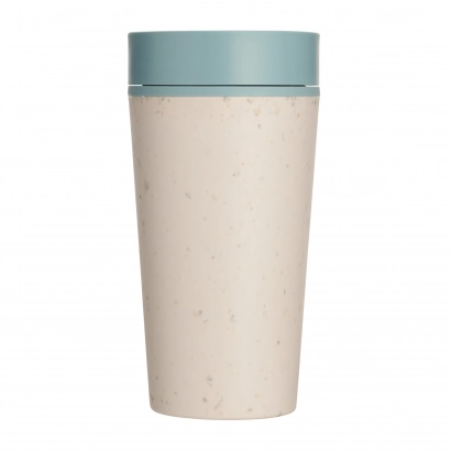 Kubek Circular Cup 340 ml kolor kremowo - błękitny - zdjęcie 2
