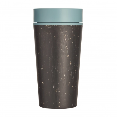 Kubek Circular Cup 340 ml kolor czarno - błękitny - zdjęcie 2