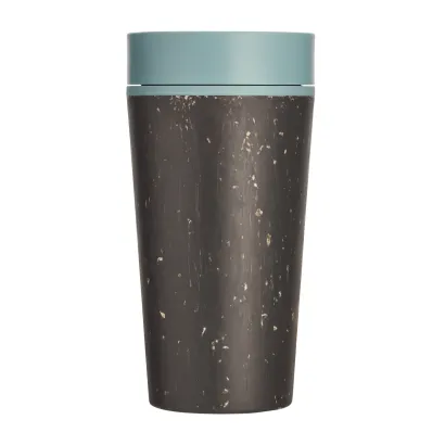 Kubek Circular Cup 340ml czarno - błękitny - zdjęcie 3