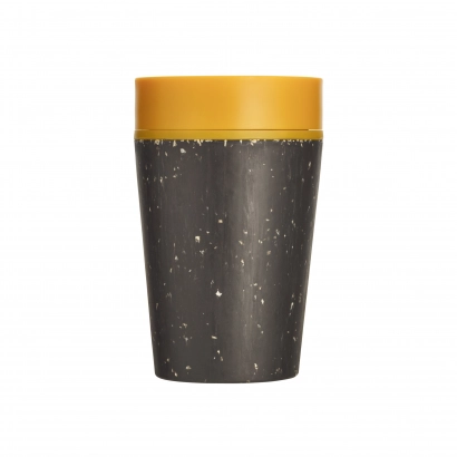 Kubek Circular Cup 227 ml kolor czarno - żółty - zdjęcie 2