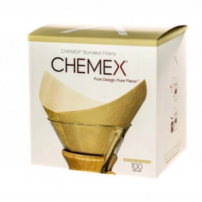 Chemex filtry FSU-100 6-8-10 filiżanek - kwadratowe - miniatura 1