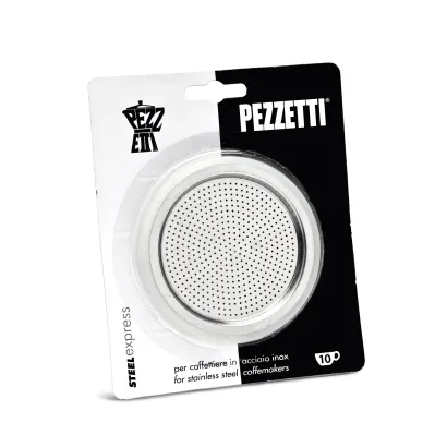 Uszczelki + sitko do kawiarek stal. Pezzetti 10 tz - miniatura 1