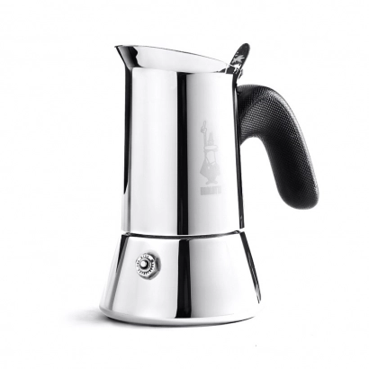 Bialetti Venus kawiarka stalowa na indukcję pojemność 2 filiżanki espresso kolor srebrna - zdjęcie 1