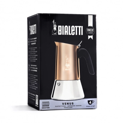 Bialetti New Venus kawiarka stalowa na indukcję pojemność 4 tz / 170 ml kolor miedziana - miniatura 2