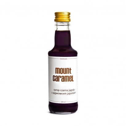 Mount Caramel Syrop czarna jagoda z pigwowcem japońskim 200ml - miniatura 1
