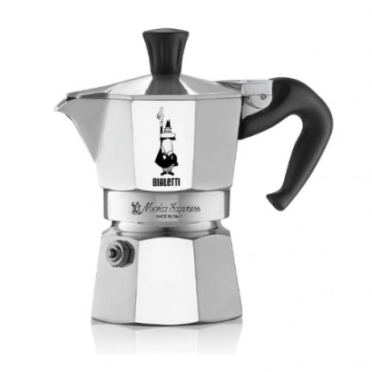 Bialetti Moka Express kawiarka aluminiowa na gaz pojemność 2 tz / 90 ml - zdjęcie 1