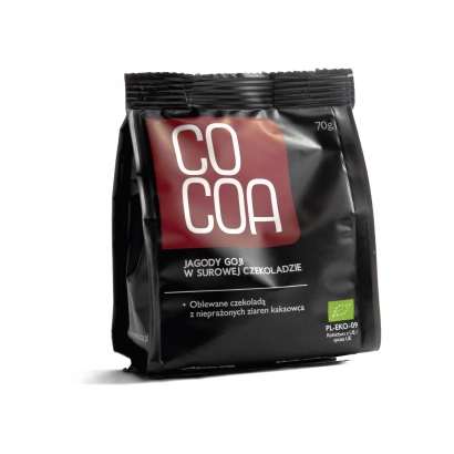 COCOA Jagody goji w surowej czekoladzie BIO 70g - miniatura 2