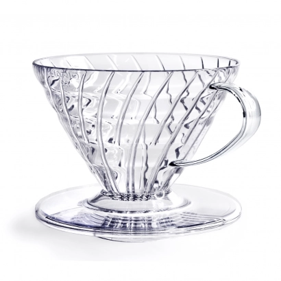 Hario dripper V60 plastikowy przezroczysty rozmiar V01 - zdjęcie 1