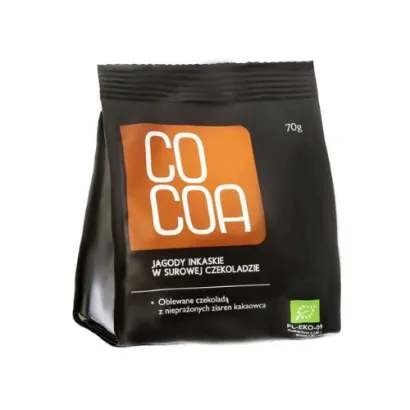 COCOA Jagoda inkaska w czekoladzie RAW 70 g - miniatura 2