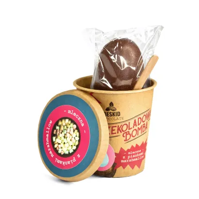 Beskid Chocolate Czekoladowa Bomba Jajo mleczna z piankami marshmallow 45g - miniatura 2